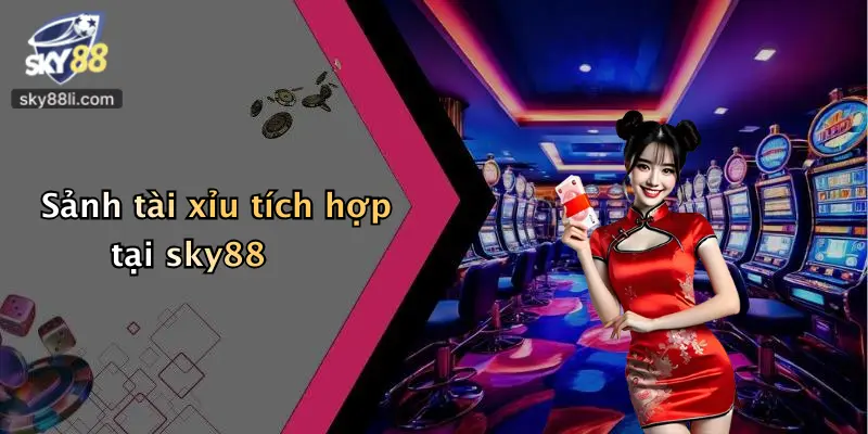 Sảnh tài xỉu tích hợp tại sky88